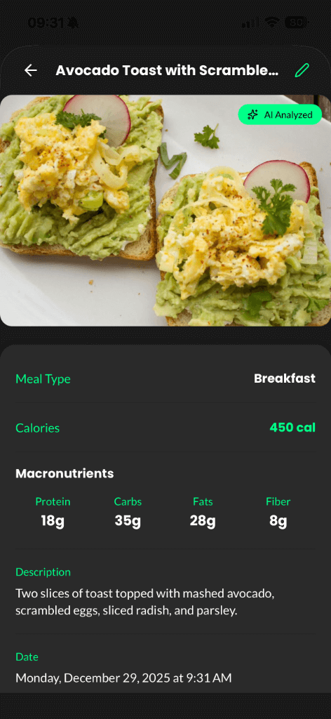 Meal Detail